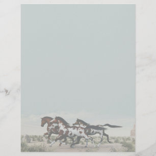 Correr como o vento - Galopando os cavalos de pint