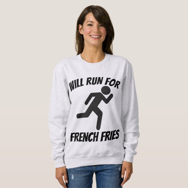 CORRERÃO PARA AS FRIAS FRANCESAS, T-shirts Engraça (Frente Completa)