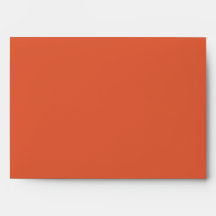 Correspondência de Casamento Elegante Laranja Mini