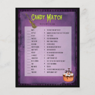 Correspondência Roxo de Mash Halloween