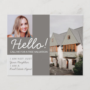 Corretor de Imóveis vizinho OLÁ cartão de visita