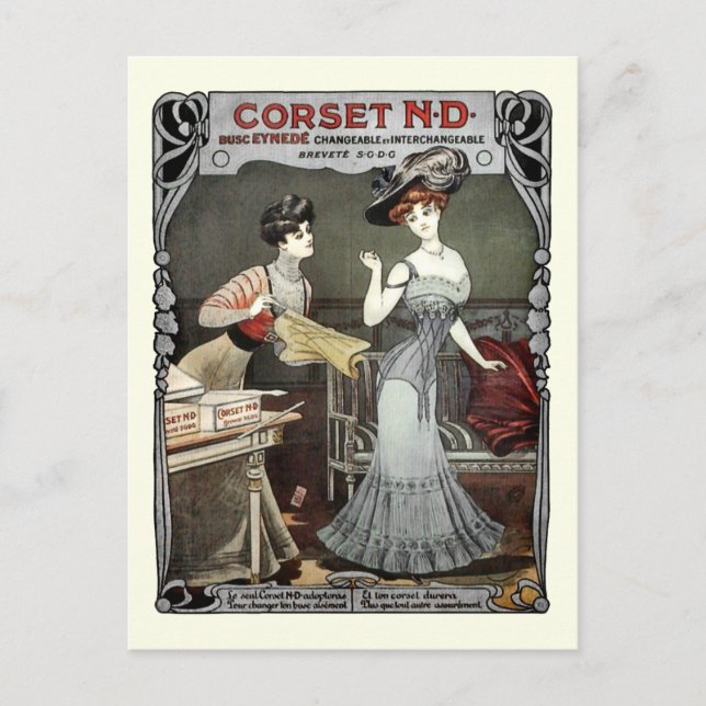 Corset N.D. - Cartão postal (Frente)