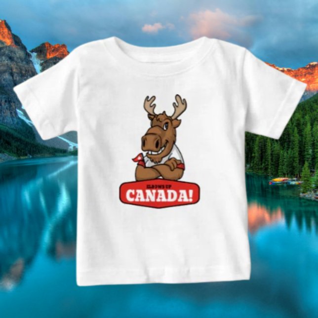 Corta o Canadá! T-Shirt Moose Moose Engraçado (Criador carregado)