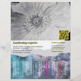 Cortando imagens de folheto de jardinagem dois