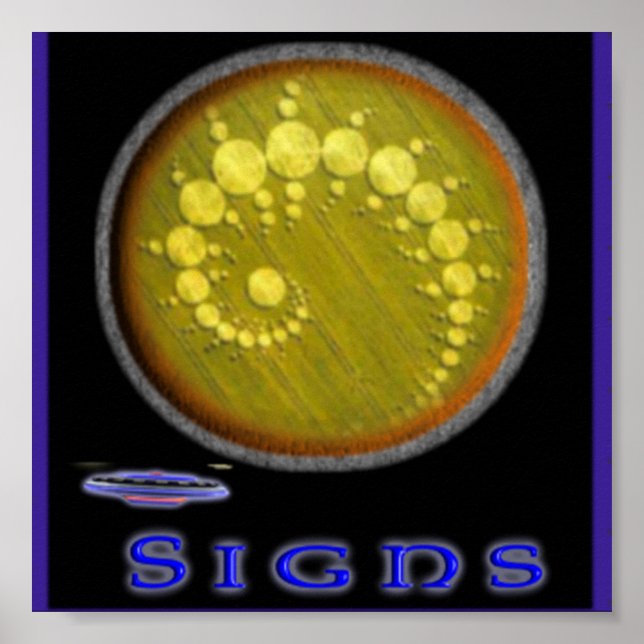 Cortar círculos poster (Frente)