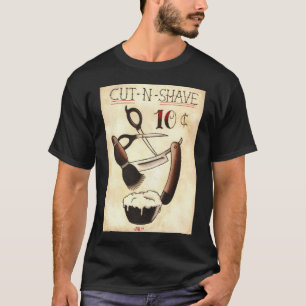 Corte a camisa do tatuagem do Shave de N