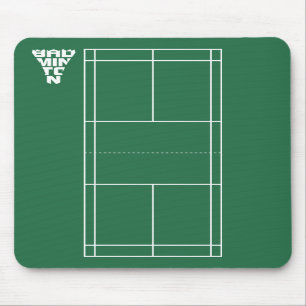 Corte de Badminton Mousepad