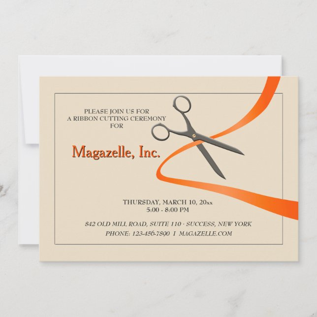 Corte do anúncio da grande inauguração da fita (Frente)