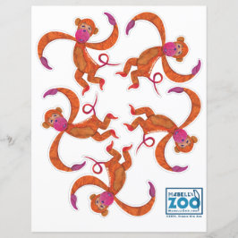 Corte do macaco do zoológico de Mabell