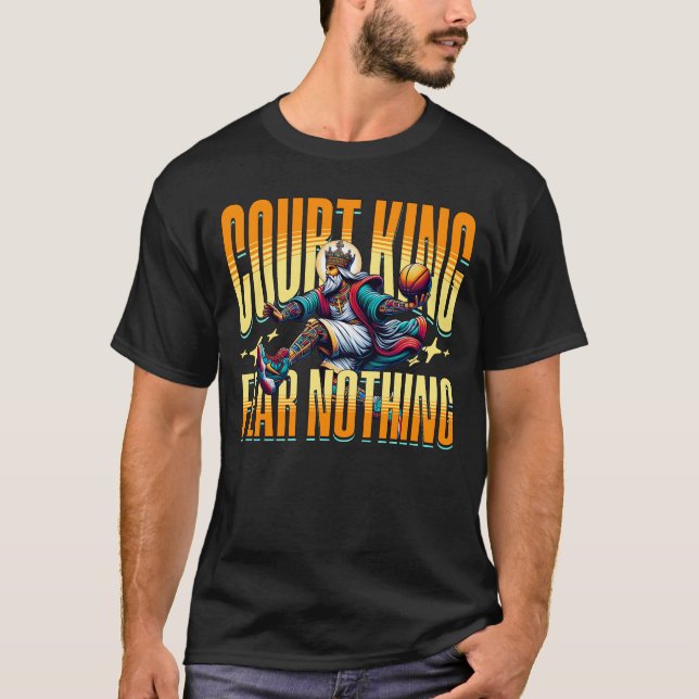 Corte King Nada Medo - Camisa de Basquete (Frente)
