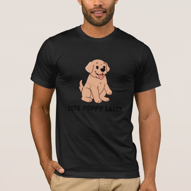 corte puppi amante mens t-shirts (Frente)