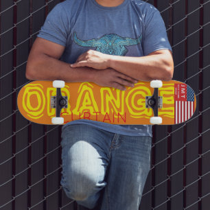 CORTINA LARANJA 7 3/4" Deck de Skateboard
