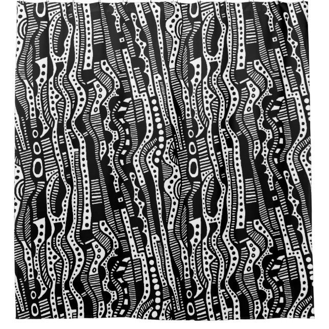 Cortina Para Box 120115 - Preto (Frente)