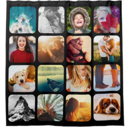 Cortina Para Box 16 Modelo de Foto Cortina de Chá Preto Arredondada