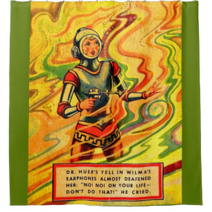 Cortina Para Box 1930 Buck Rogers em quadrinhos Wilma Deering
