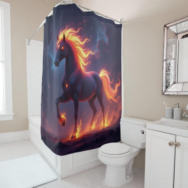 Cortina Para Box „2026 – Das Jahr des Feuerpferds“ (In Situ)