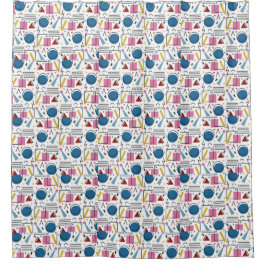 Cortina Para Box 90s Formas geométricas