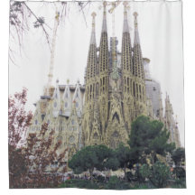 "A Basilica Sagrada Família em Barcelona, Espanha"