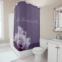 A Beleza de uma Íris Roxa