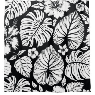 Cortina Para Box A Camisa Havaiana Aloha É Um Padrão De Fundo Invis