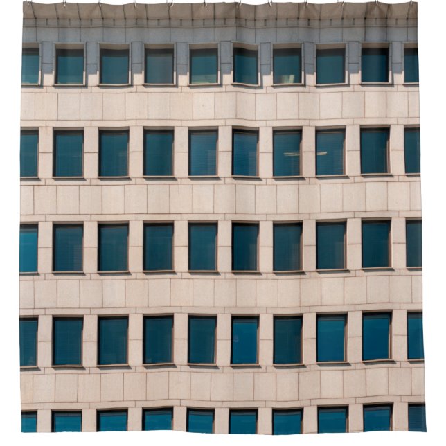 Cortina Para Box A fachada do edifício moderno com retangular (Frente)