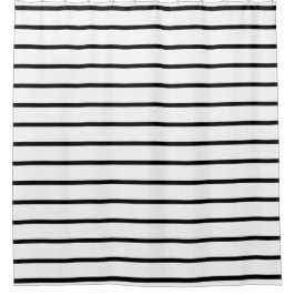 Cortina Para Box A forma preto e branco listra cortinas de chá