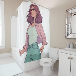 CORTINA PARA BOX "A MENINA BRAVA FIERCE"