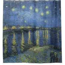 A noite estrelada de Vincent van Gogh sobre o Róda