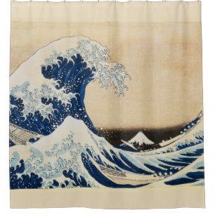 Cortina Para Box A onda de Excelentes de Kanagawa por Hokusai