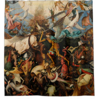 A queda dos anjos rebeldes por Pieter Bruegel