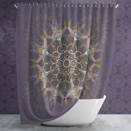 Cortina Para Box A refração de púrpura de linha empilhada