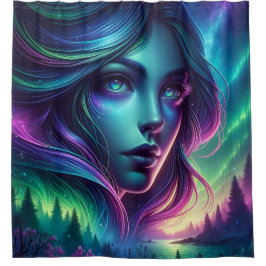 Cortina Para Box "A retração de Aurora da Sereia"