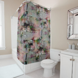 Cortina Para Box A rocha colorida predominou o salmão em cinzas esv