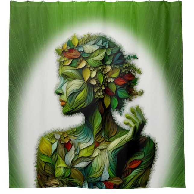 Cortina Para Box A Senhora Verde (Frente)