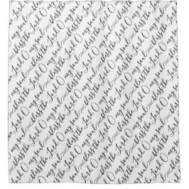 Cortina Para Box ABANDONA O SENHOR | Elegante