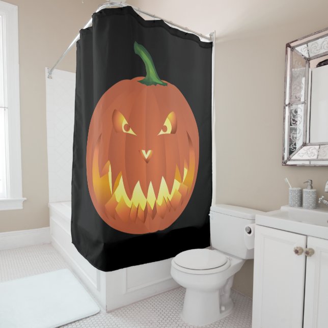 Cortina Para Box Abóbora para o Halloween... (In Situ)