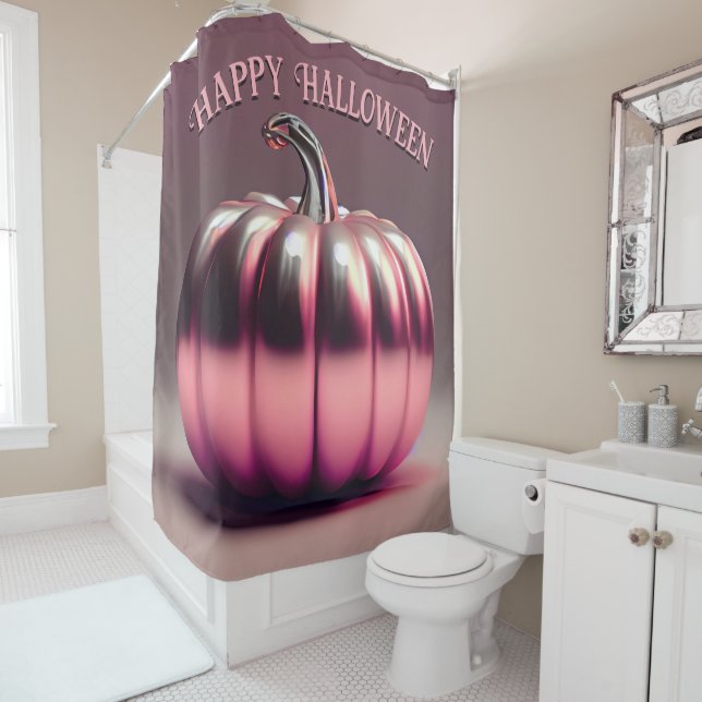 Cortina Para Box Abóbora Rosa Brilhante (In Situ)