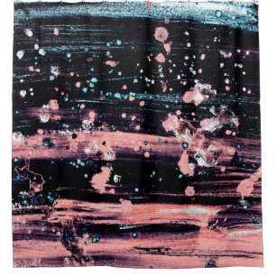 Cortina Para Box Abstract artistic dark grey and pink background wi