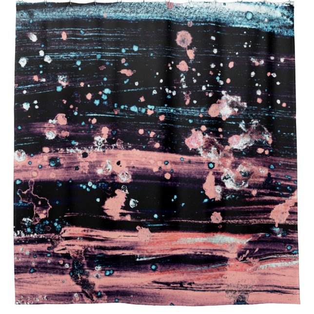 Cortina Para Box Abstract artistic dark grey and pink background wi (Frente)