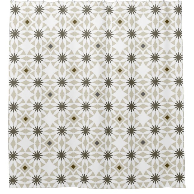 Cortina Para Box Abstract ethnic geometric patterns design backgrou (Frente)