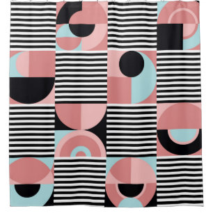 Cortina Para Box Abstract geometric pattern. Seamless modern print