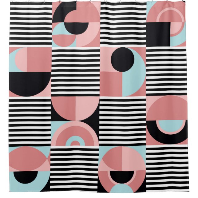 Cortina Para Box Abstract geometric pattern. Seamless modern print  (Frente)