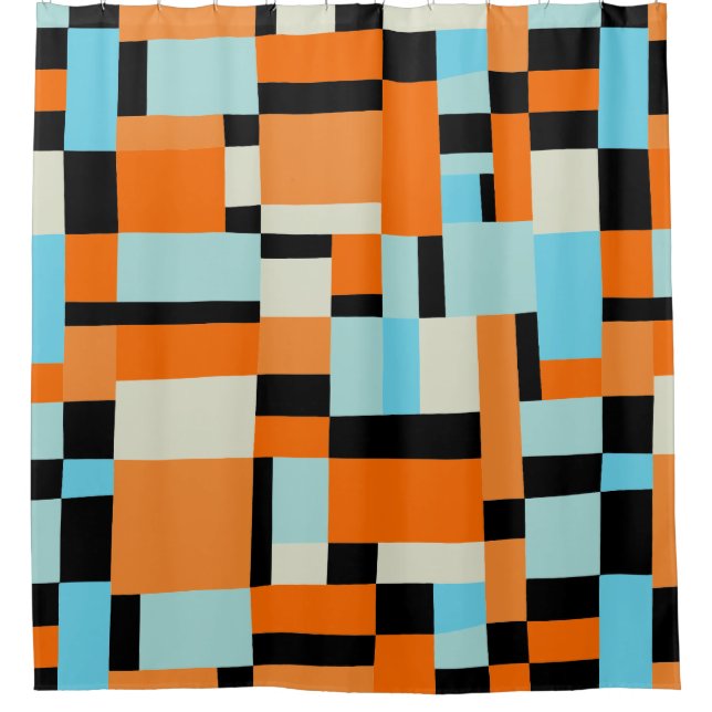 Cortina Para Box Abstrato 180316 (Frente)