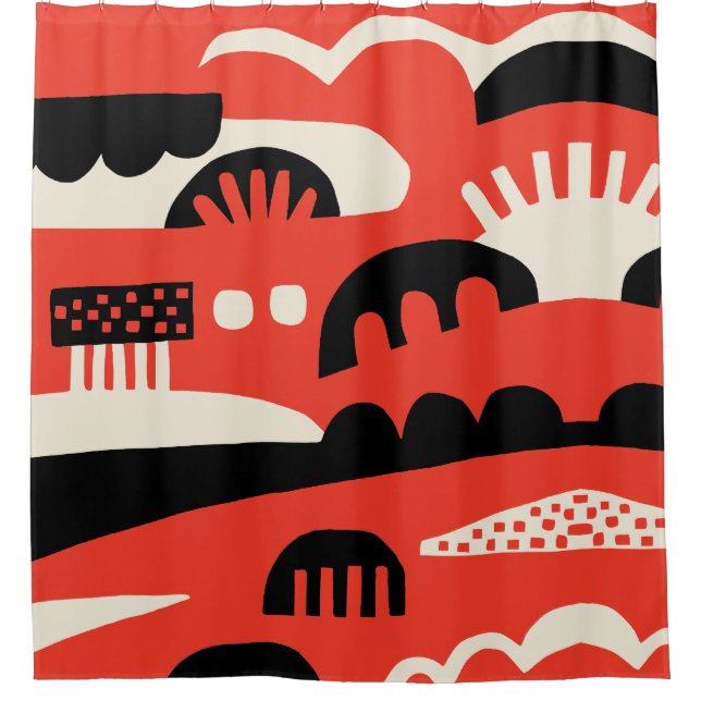 Cortina Para Box Abstrato 281219b (Frente)