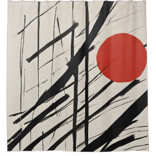 Cortina Para Box Abstrato Ascensão Sun