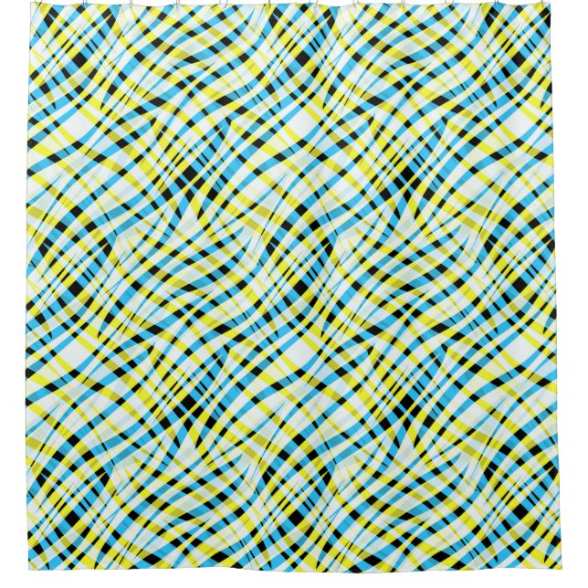 Cortina Para Box Abstrato, geométrico (Frente)