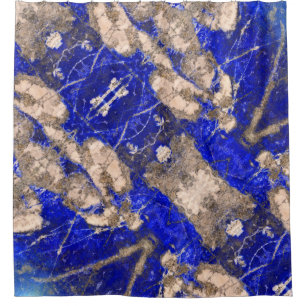 Cortina Para Box Abstrato Lapis cinza azul Padrão mármore granito
