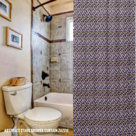 Cortina Para Box Abstrato Stars