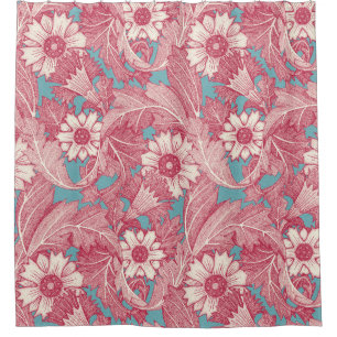 Cortina Para Box acanthus viva magenta turquoise