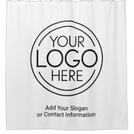 Cortina Para Box Adicione seu logotipo corporativo moderno minimali